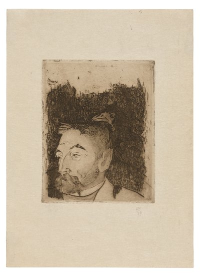 Porträt von Stéphane Mallarmé von Paul Gauguin