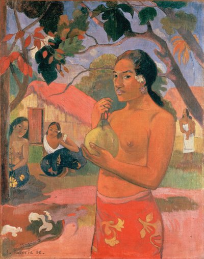 Wohin gehst du?, oder Frau mit Frucht von Paul Gauguin