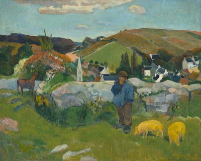 Der Schweinehirt von Paul Gauguin