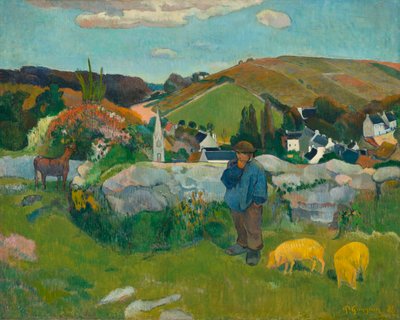 Der Schweinehirt, 1888 von Paul Gauguin
