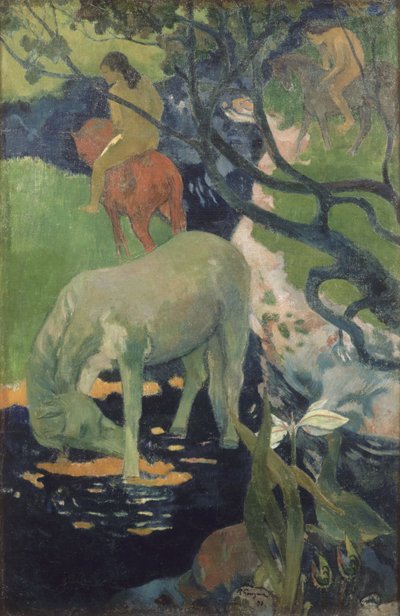 Das weiße Pferd von Paul Gauguin