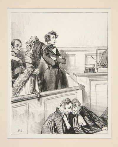 Schlussfolgerung und Moral. von Paul Gavarni
