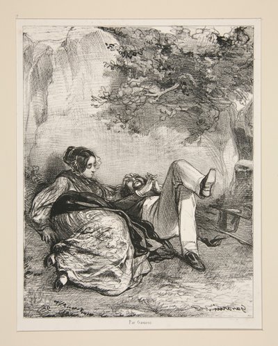 Dodophe und Titine von Paul Gavarni