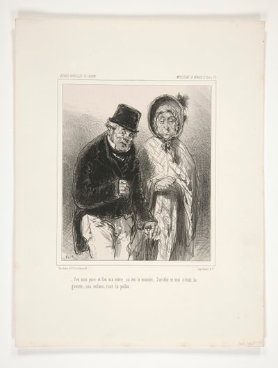 Feu mon père et feu ma mère von Paul Gavarni