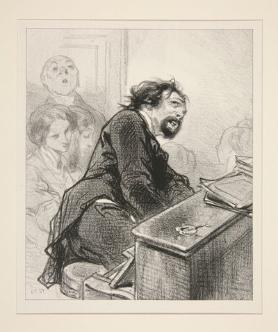 Das Gewitter von Paul Gavarni
