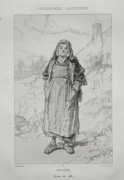 Milchmädchen von Paul Gavarni
