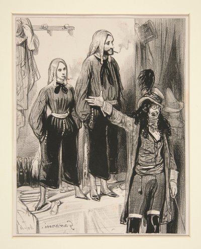 Nr. 1 - Le Debardeur, männlich und weiblich von Paul Gavarni