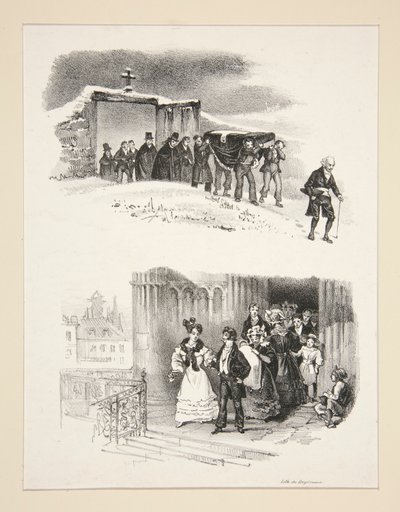 Kleine Figuren VI von Paul Gavarni