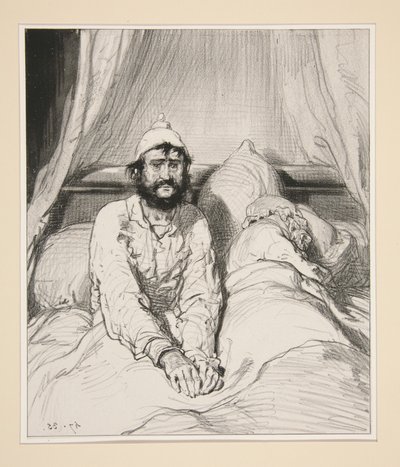 Ein Fälligkeitstag. von Paul Gavarni