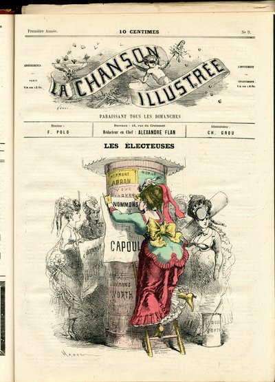 La Chanson illustree (Zeitschrift), Nummer 9 von Paul Hadol