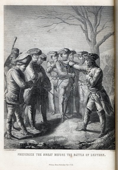 Friedrich der Große vor der Schlacht von Leuthen, 1882 von Paul Haendler
