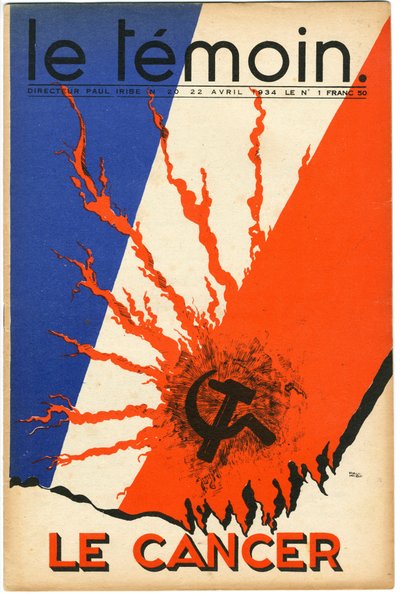 The Temoin, Satire in Farben von Paul Iribe