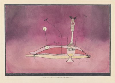 Ein Bild aus dem Boudoir, 1922 von Paul Klee