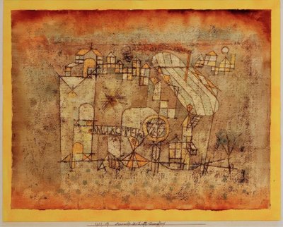 Ankunft des Luftdampfers von Paul Klee