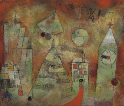 Schicksalstunde um Dreiviertel Zwölf, 1922 von Paul Klee