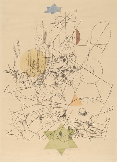 Hoffnung und Zerstörung, 1916 von Paul Klee