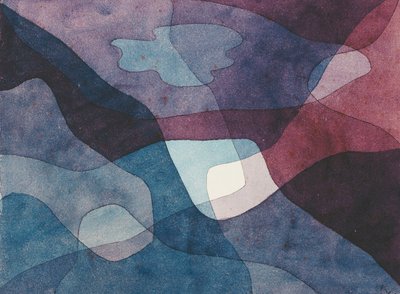 Berg und Luft Synthetisch von Paul Klee