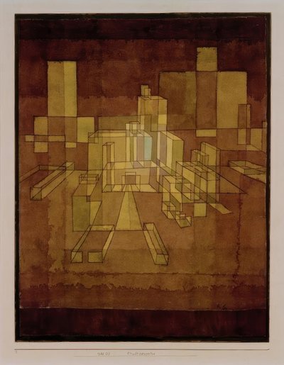 Stadtperspektive von Paul Klee