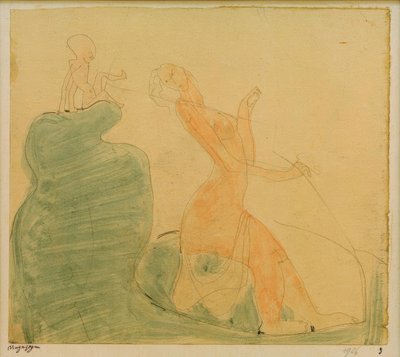 Ungezogen (Aphrodite und der ungezogene Eros) von Paul Klee