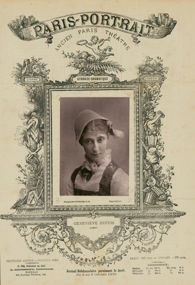 Genevieve Dupois, Gymnase - Dramatique von Paul Nadar