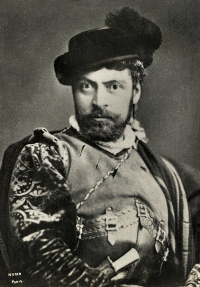 Porträt von Jean Mounet Sully von Paul Nadar