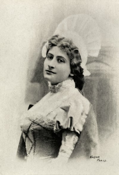 Porträt von Lucienne Breval von Paul Nadar