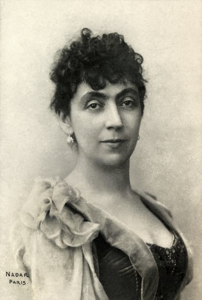 Porträt von Madeleine Lemaire von Paul Nadar