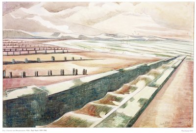Kanal und Wellenbrecher von Paul Nash