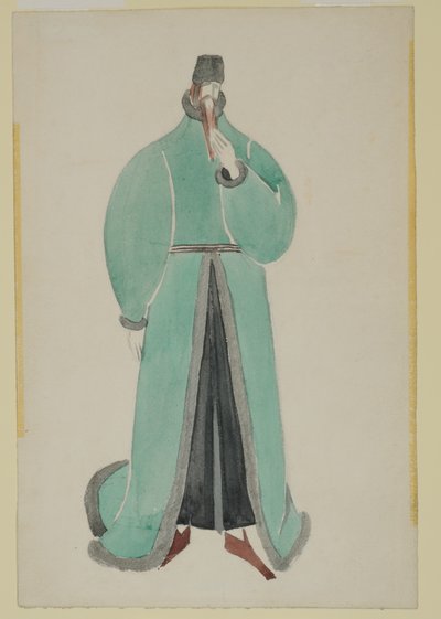 Kostümentwurf für eine Figur in König Lear von Paul Nash