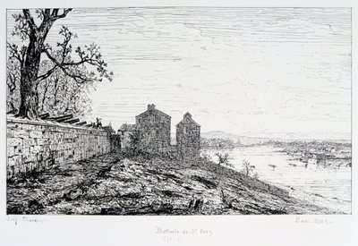 Batterie von St. Ouen, Belagerung von Paris, 1870-1871 von Paul Roux