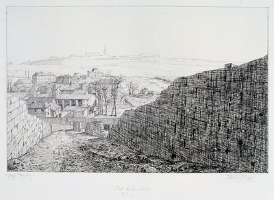 Fort de Bicetre, Belagerung von Paris, 1870-1871 von Paul Roux