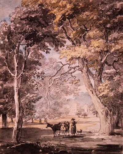 Eine Milchmagd im Windsor Great Park ca. 1765-70 von Paul Sandby