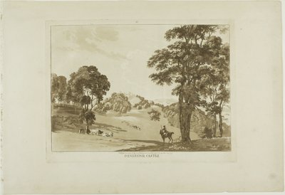 Denefawr Castle, Platte elf aus Zwölf Ansichten in Wales von Paul Sandby