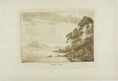 Pimble Meer, Platte zehn aus Zwölf Ansichten in Wales von Paul Sandby