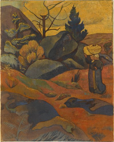 Felsen von Huelgoat von Paul Sérusier