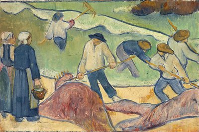 Kleine Landschaft mit Tang-Fischern von Paul Sérusier