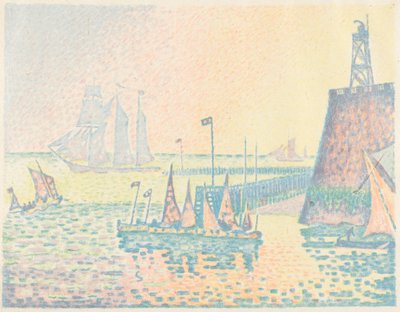 Abend (Le soir) von Paul Signac