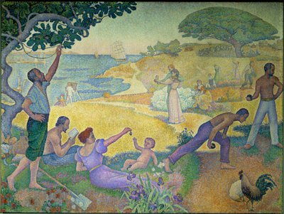 In der Zeit der Harmonie. Das Goldene Zeitalter liegt nicht in der Vergangenheit, es liegt in der Zukunft, 1896 von Paul Signac
