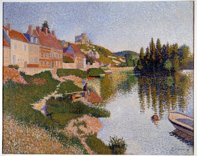Les Andelys, das Ufer von Paul Signac