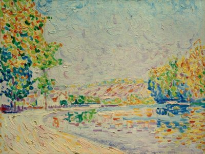 Samois, Studie Nr. 8 von Paul Signac