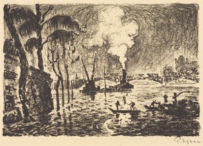 Die Seine bei Hochwasser im Jahr 1910 von Paul Signac