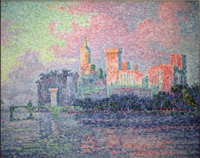 Das Schloss der Päpste in Avignon - 1900 von Paul Signac