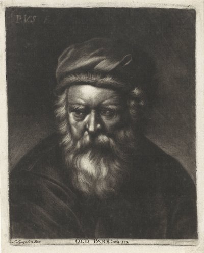 Porträt von Thomas Parr von Paul van Somer (II)