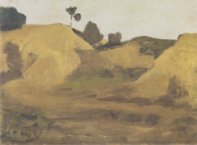 Landschaft am Weyerberg von Paula Modersohn-Becker