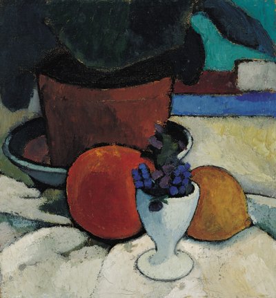 Stillleben mit Pflanze und Eierbecher von Paula Modersohn Becker