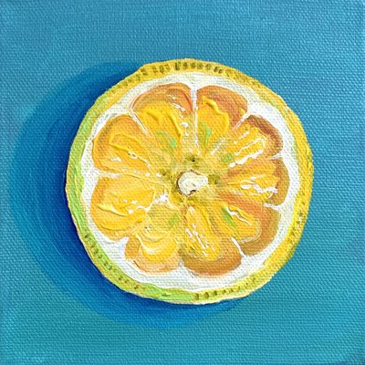 Einfache Zitronenscheibe von Pauline Wegman | Key and Sea Creative