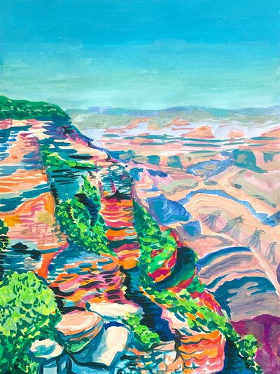Lebendiger Grand Canyon von Pauline Wegman | Key and Sea Creative