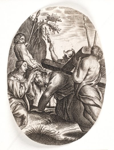 Christus trägt das Kreuz von Paulus Pontius