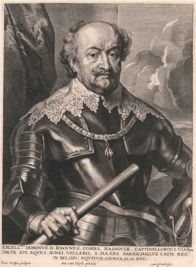 Excellmus. Dominus. D. Joannes. Comes. Nassoviæ. Cattinelliboci. Vian Dietz. Etc von Paulus Pontius
