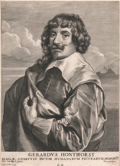 Gerardus Honthorst, Comitis Pictor Humanarum Figurarum Majoru von Paulus Pontius